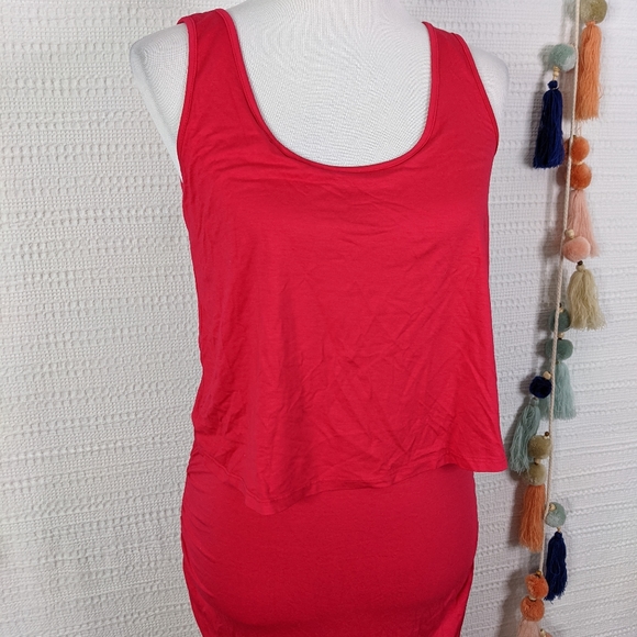 Three Dots Overlay Dress - Picture 2 of 6